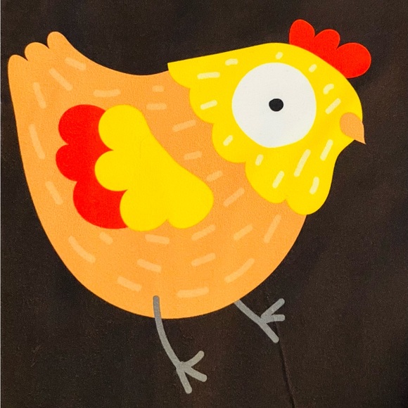 NEW Womens Chicken Rooster Leggings Signature Lux Soft Yoga Pants OS/TC/TC2 - Picture 4 of 15